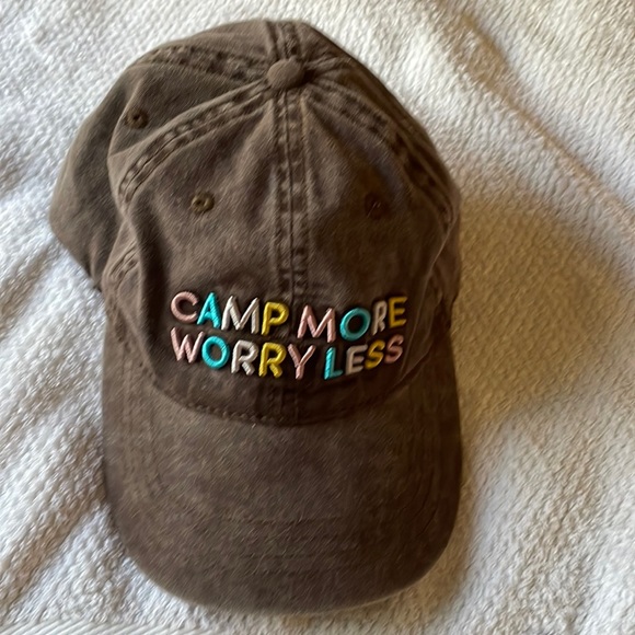 Camp More Worry Less ball cap - Picture 1 of 1